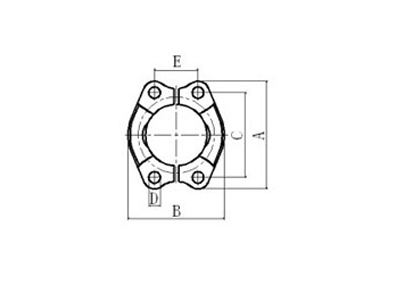 FL SAE对开法兰夹3000PSI